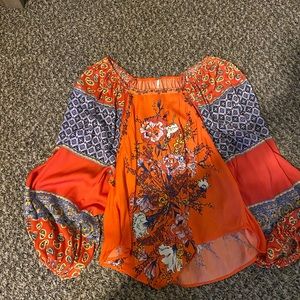 Free People Floral Top
